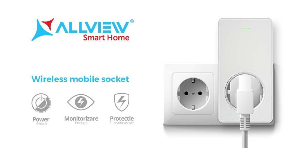 Allview consolideaza portofoliul dedicat pieței de sisteme smart home și lansează prizele inteligente.