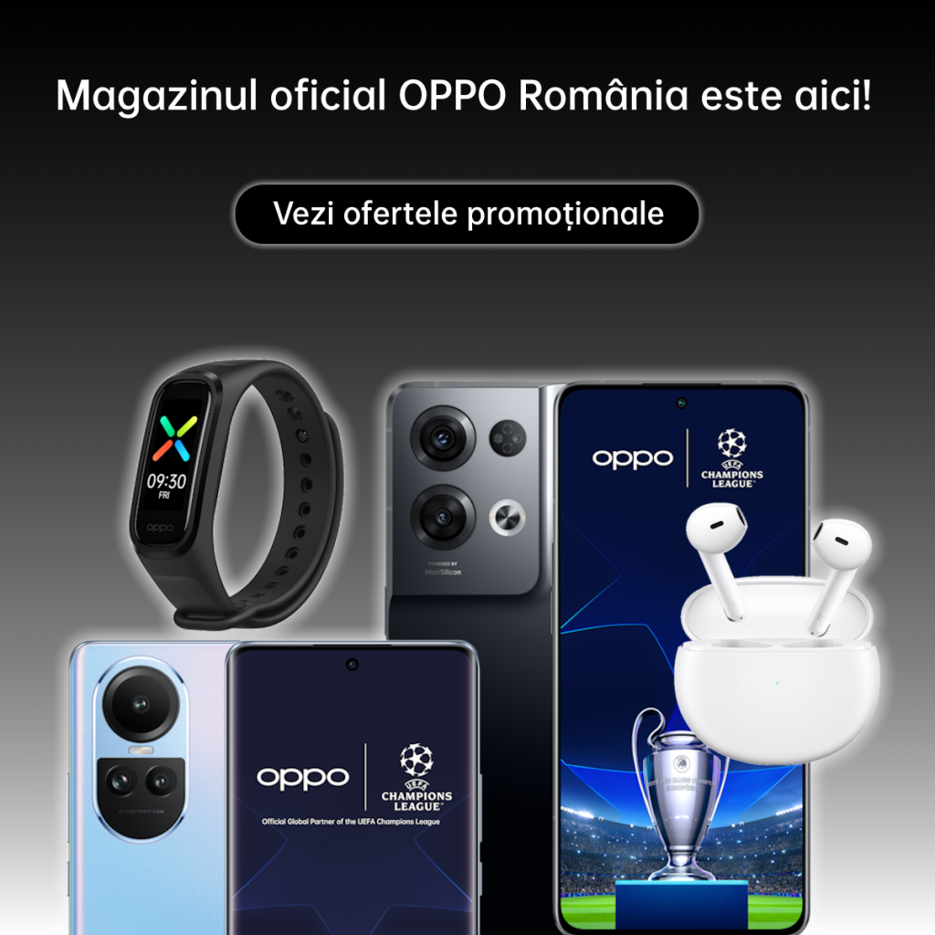 OPPO este un brand global de dispozitive inteligente. 